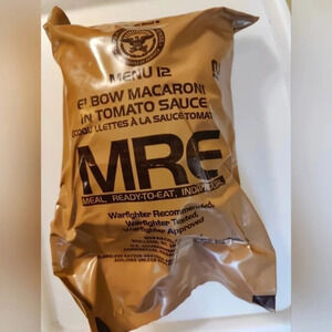 MRE Sopakco Menu 12, Elbow Macaroni In Tomato Sauce